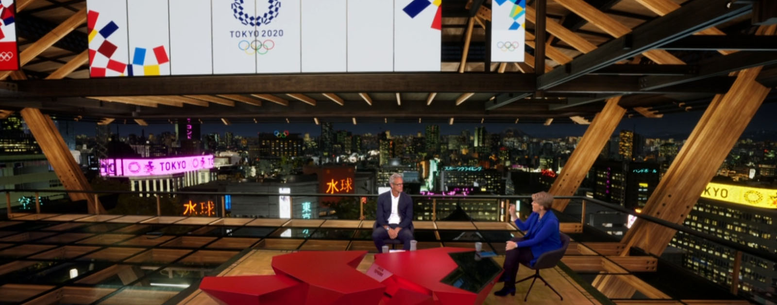  Tokyo 2020 Olympics Virtual Set Design for BBC Sport
